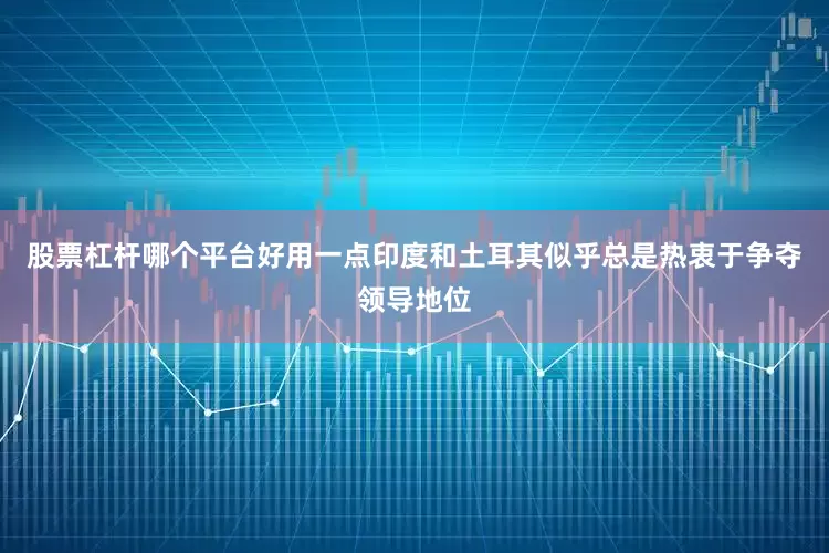 股票杠杆哪个平台好用一点印度和土耳其似乎总是热衷于争夺领导地位